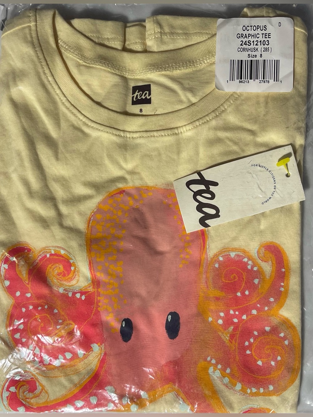 NWT NIB Tea Collection octopus t-shirt - 8